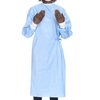 Non-Reinforced Surgical Gown with Towel Halyard Basics Large Blue Sterile Disposable, 1/EA