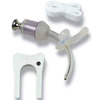 Tracheostomy Tube Bivona FlexTend Plus Extra Length V Pediatric Size 4.5 Uncuffed