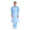 Protective Procedure Gown Halyard Tri-Layer X-Large Blue NonSterile AAMI Level 2 Disposable, 1/EA