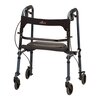 4 Wheel Rollator Cruiser De-Light Blue Adjustable Height / Folding Aluminum Frame, 1/EA