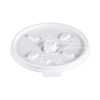 LID, LOCK & LIFT F/8OZ CUP WHT(100/SL 10SL/CS) SALFLD