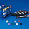 Fisherbrand™ Sav-It™ Tube Closure Elastomer Copolymer Blue 12 to 13 mm For Test Tubes, Centrifuge Tubes, Specialty Tubes, Evacuated Blood Drawing Tubes NonSterile, 1000/PK