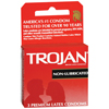 Trojan Non-Lubricated Condoms, 3 per Box MON762029BX
