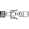 Fluid dispensing connector, 100/CS