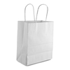 Shopping Bag Duro® Mart White Virgin Paper, 250/CS