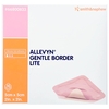 Foam Dressing Allevyn Gentle Border Lite 2" x 2" Square Adhesive Sterile