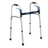 Dual Release Folding Walker Adjustable Height Deluxe Aluminum Frame 350 lbs. Weight Capacity 32 to 39 Inch Height, 4/CS