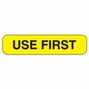 Indeed "Use First" Advisory Label, 1.6 x 0.4 Inch