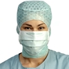Surgical Mask Barrier® Special Anti-fog Pleated Tie Closure One Size Fits Most Blue NonSterile Not Rated Adult, 60/BX