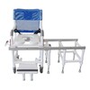 Bath Bench 100 Series Drop Arms Plastic Frame With Backrest 22 Inch Seat Width 300 lbs. Weight Capacity, 1/EA