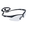 Safety Glasses Jackson Safety® Nemesis Anti-fog Coating Clear Tint Polycarbonate Lens Black Frame Over Ear One Size Fits Most, 12/CS