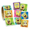 Disney® 100 per Roll SpongeBob Faces Sticker 1-5/8 Inch, 1/RL