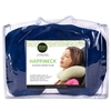 Crescent Neck Pillow HappiNeck® Blue Reusable