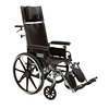 Lightweight Wheelchair Viper Plus GT Dual Axle Desk Length Arm Black Upholstery 20 Inch Seat Width Adult 300 lbs. Weight Capacity, 1/EA