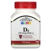 Vitamin Supplement 21st Century Vitamin D / Calcium 5000 IU Strength Tablet 110 per Bottle, 1/BO