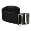 Gait Belt Easi-Care 72 Inch Length Black Vinyl Coated Webbing, 1/EA