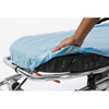 Stretcher Sheet Fitted 30 X 72 Inch Blue Nonwoven Fabric Disposable, 50/CS