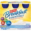 Oral Supplement Carnation Breakfast Essentials® Classic French Vanilla 8 oz. Bottle Ready to Use
