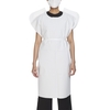 McKesson Exam Gown White One Size Fits Most Adult Disposable MON906756CS