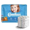 Baby Diaper Comfees Tab Closure Size 6 Disposable