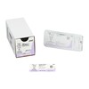 Absorbable Suture with Needle Coated Vicryl™ Polyglactin 910 TG140-8 3/8 Circle Spatula Needle Size 7 - 0 Braided, 12/DZ