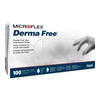 Exam Glove Derma Free X-Large NonSterile Vinyl Standard Cuff Length Smooth Clear Not Chemo Approved, 100/BX
