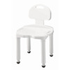 Bath Bench Carex® Without Arms Plastic Frame With Backrest 21 Inch Seat Width 400 lbs. Weight Capacity, 3/CS