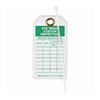 Equipment Tag Brady Inspection for Eye Wash Station Green / White 3 X 5-3/4 Inch Polyester 10 per Pack