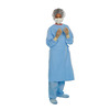 Surgical Gown with Towel Aero Blue 3X-Large Blue Sterile AAMI Level 3 Disposable, 26/CS