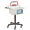 Clinton Industries Phlebotomy Cart Powder Coated Steel 20 X 20.75 X 24 Inch Gray, 1/EA MON944665EA