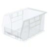 BIN, STORAGE STACKABLE SEMI CLR 9 1/4X6X5" (12/CS)
