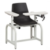 Blood Drawing Chair Lab Series ClintonClean 1 Adjustable Flip Armrest Black, 1/ EA