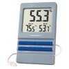 Digital Thermometer / Hygrometer with Alarm Traceable® Fahrenheit / Celsius -58° to +158°F (-50° to +70°C) External Probe Desk / Wall Mount Battery Operated, 1/EA