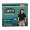 Male Adult Absorbent Underwear Depend® Fresh Protection Waistband Style Small / Medium Disposable Heavy Absorbency