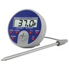 Digital Thermometer with Alarm Traceable® Full-Scale Plus Celsius -58° to +572°F (-50° to +300°C) Stainless Steel Probe Multiple Mounting Options Battery Operated, 1/EA