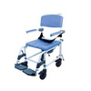 Commode / Shower Chair Healthline® EZee Life Padded Flip-Back Arms Aluminum Frame Padded Backrest 18 Inch Seat Width 285 lbs. Weight Capacity, 1/EA
