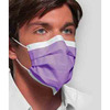 Procedure Mask Isofluid Pleated Earloops One Size Fits Most Lavender NonSterile ASTM Level 1 Adult, 50/BX