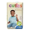 Cuties® Diapers, Over 41 lbs. Size 7, 80/CS