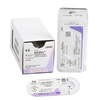 Absorbable Suture with Needle Coated Vicryl Polyglactin 910 P-3 3/8 Circle Precision Reverse Cutting Needle Size 4 - 0 Braided, 12 EA/BX