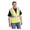 Protective Industrial Products Inc PIP ANSI Class 2 Four Pocket Zipper Safety Vest PIDMVGZ4PLYXL