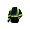 Pyramex Safety Products Zipper Sweatshirt - Black -Medium PYRRSZH3411M