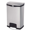 Rubbermaid Commercial Rubbermaid&reg; Commercial Slim Jim&reg; Stainless Steel Step-On Container RCP1901992