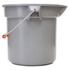 Rubbermaid Commercial Rubbermaid&reg; Commercial BRUTE&reg; Round Utility Pail RCP261400GY