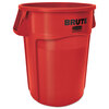 Rubbermaid Commercial Rubbermaid&reg; Commercial Vented Round Brute&reg; Container RCP264360REDEA