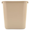 Rubbermaid Commercial Rubbermaid&reg; Commercial Deskside Plastic Wastebasket RCP295600BG