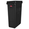 Rubbermaid Commercial Rubbermaid&reg; Commercial Slim Jim&reg; with Venting Channels RCP354060BK
