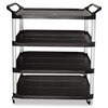 Rubbermaid Commercial Rubbermaid&reg; Commercial Open Sided Utility Cart RCP409600BLA