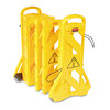 Rubbermaid Commercial Rubbermaid&reg; Commercial Portable Mobile Safety Barrier RCP9S1100YEL