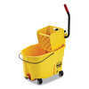 Rubbermaid Commercial Rubbermaid&reg; Commercial WaveBrake&reg; 2.0 Bucket/Wringer Combos RCPFG618688YEL