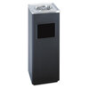 Safco Safco&reg; Square Ash 'N' Trash Sandless Urn SAF9696BL